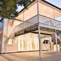 Residential queenslander house painting Albion