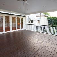repainted outdoor deck