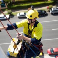 Abseil painting Gold Coast