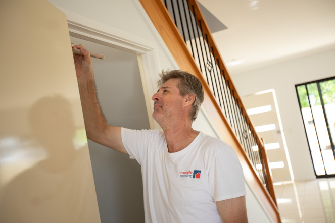 interior house painter painting the interiors